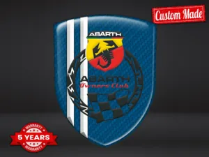 Fiat Abarth Adesivi Parabrezza Auto Tuning Eleganti Alta Qualità